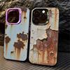 Матовый чехол ржавого цвета для Samsung Galaxy S25 S24 S23 S22 Ultra S21 Plus S20 FE A73 A72 A71 A56 A55 A54 A53 A52 Акриловая жесткая крышка