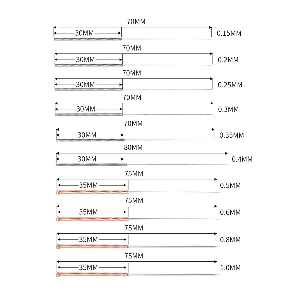 5 шт. Инструменты для 3D-принтера, иглы для очистки сопел из нержавеющей стали, сопло E3D V6, сопло MK8, игла для сверления сопел для 3D-принтера Ender 3 V2