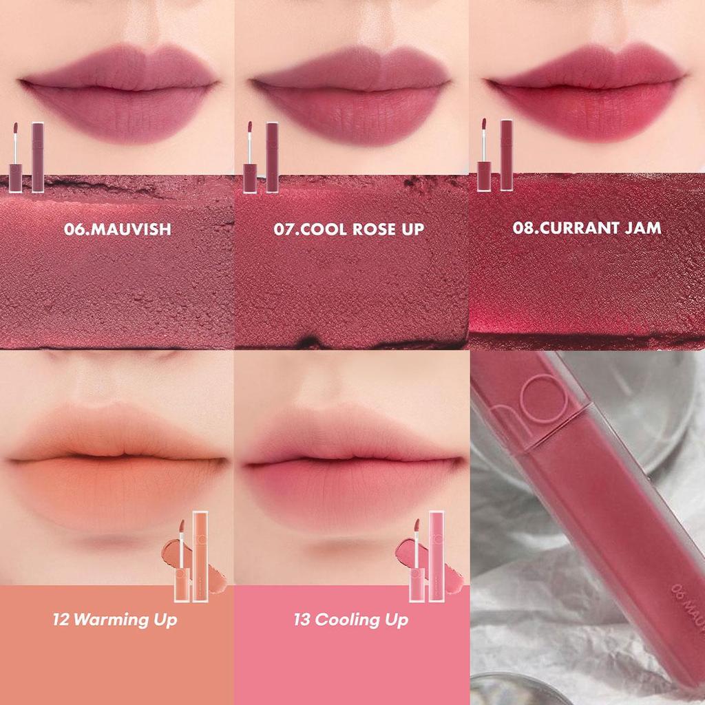 Rom&nd Romand BLUR FUDGE TINT, Бархатно-матовая помада 5.0г/0.18 унц. (7 вариантов цвета)