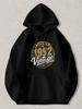 Men' & Women' Retro 1992 Limited Edition Hooded Sweatshirt - Vintage Pullover Hoodie with Original Classic Design Machine Washable