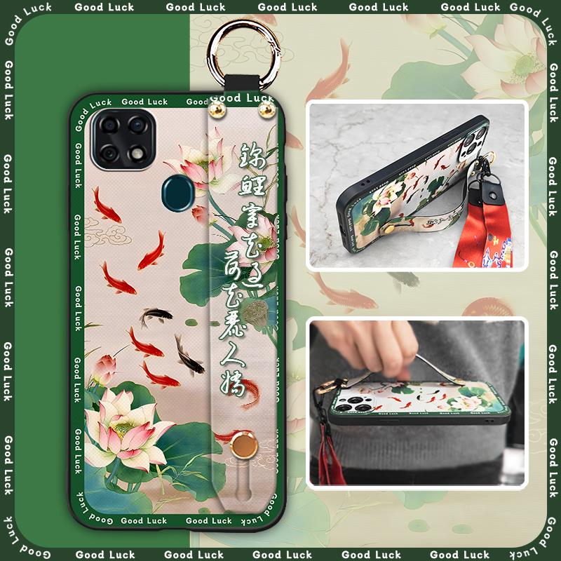 Lanyard Protective Phone Case For ZTE Blade V2020 Vita/Blade20 Smart/10 Smart Anti-knock Wrist Strap Wristband Durable