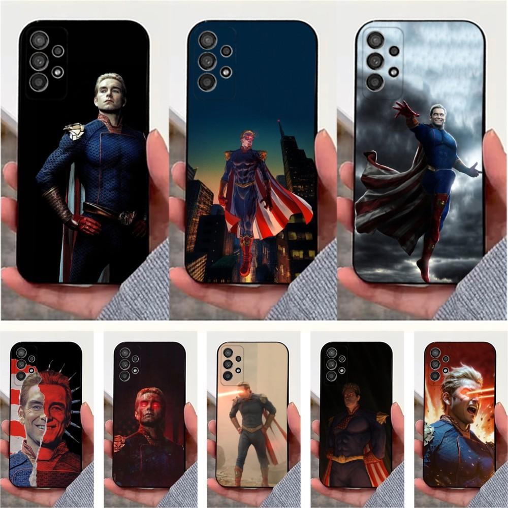 Чехол для телефона H-Homelander T-The Boys для Samsung S25, S24, S23, S22, S20, S21, S10, Ultra, Plus, Lite, FE, Мягкий силиконовый черный чехол