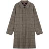 Tommy Hilfiger Wool Blend Single-Breasted Vintage Plaid Loose Lapel Mid-Length Coat Men coats MW0MW40633