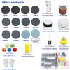 269Pcs 1 Inch Wet Dry Sanding Discs Set 60 To 10000 Grit Efficient Sanding Disc Polishing Kit for Metal Wood  Resin Rotary Tools