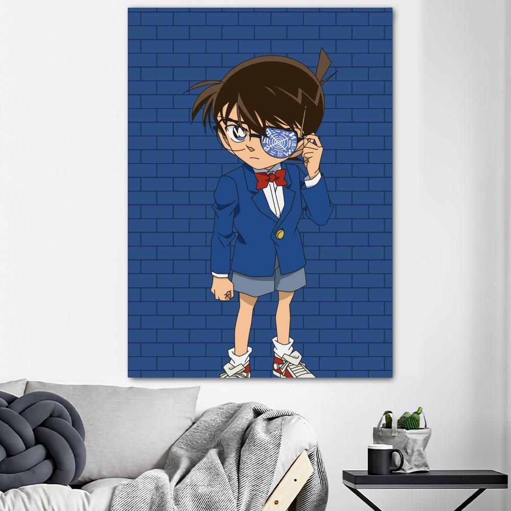 Detective Conan Anime Poster Prints Wall Decals Sticker Pictures Living Room Home Decoration