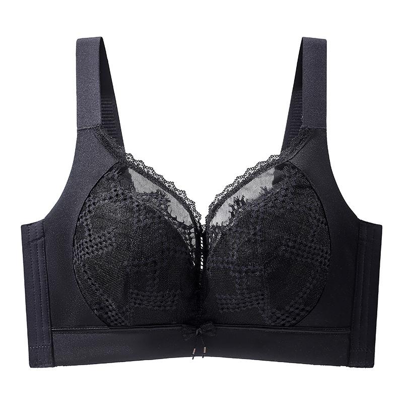 Большое нижнее белье для женщин, тонкий крой без косточек, с поддержкой и эффектом пуш-ап, предотвращающее провисание.