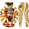 Забавный спортивный костюм Cobra Kai с 3D принтом, Мужская крутая толстовка/брюки/костюм в стиле хип-хоп 2022, модная спортивная одежда для бега с длинными рукавами, спортивный комплект