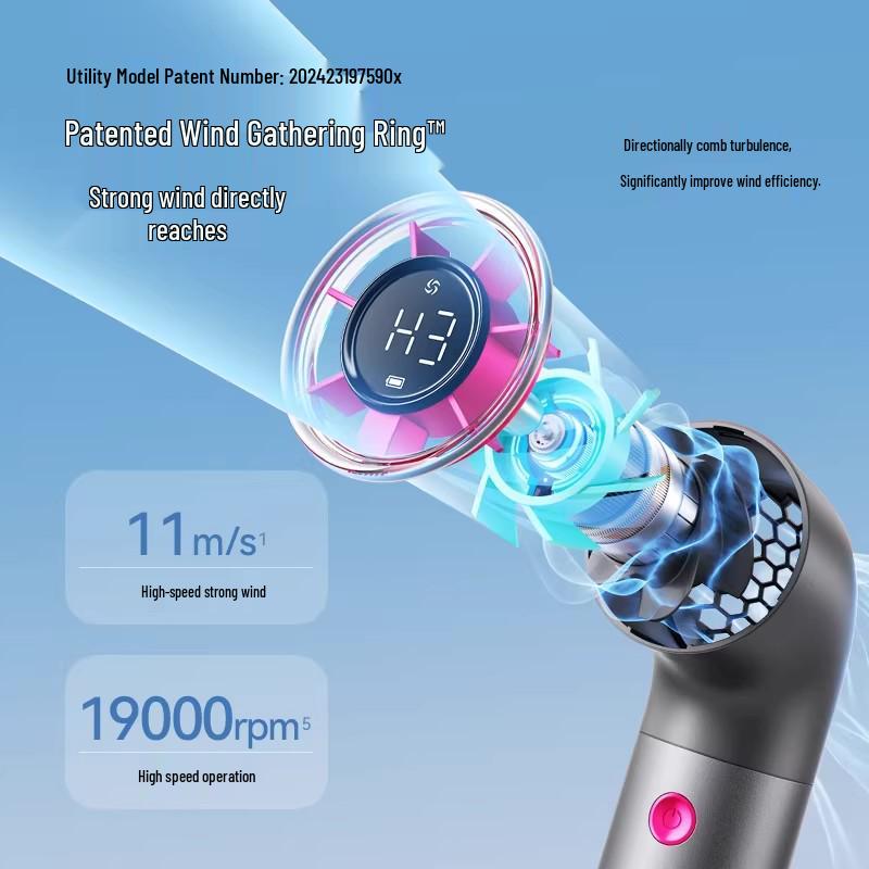 Aecooly Ai Kuli Handheld Mini Fan: Silent Cooling Device with Wind Gathering Technology