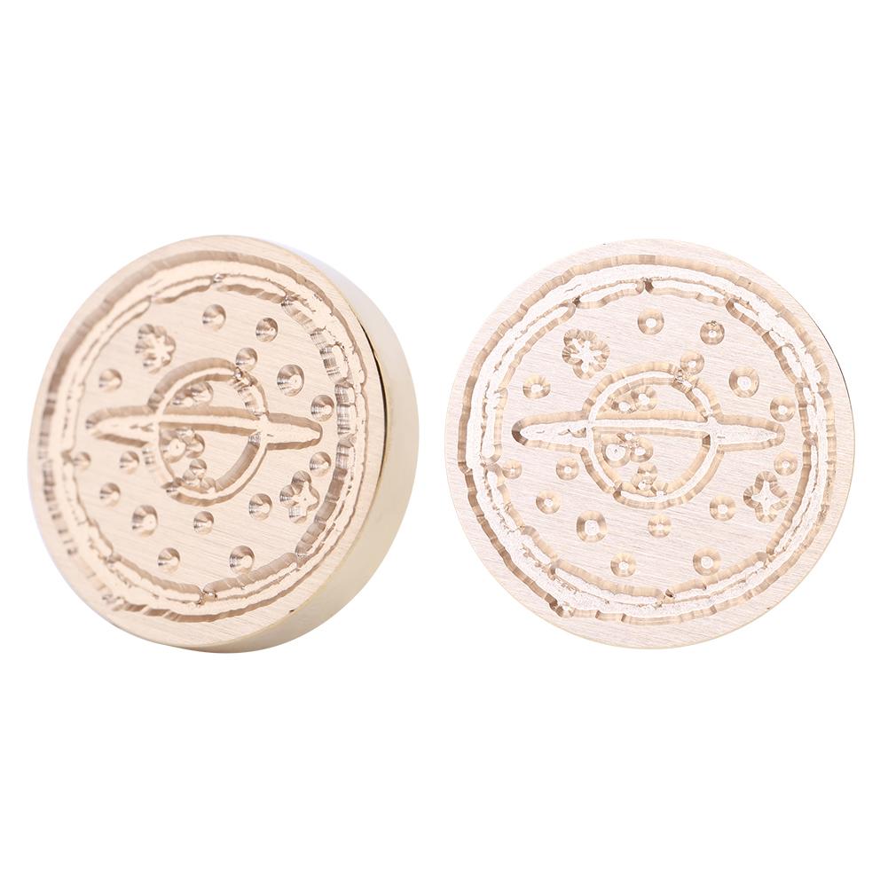 Ретро Звездное небо Печать сургучной головкой Огненная краска для открыток DIY Конверты Марки