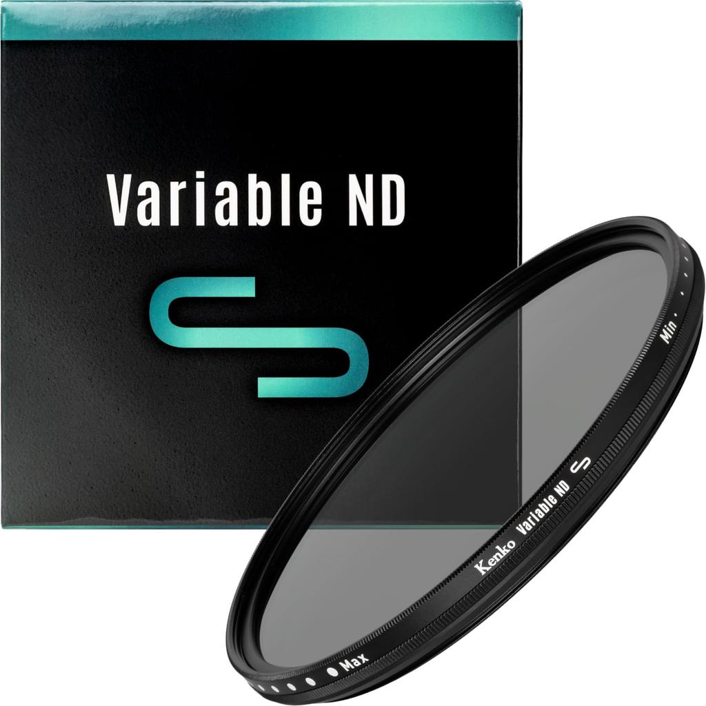 Kenko Variable ND Variable ND S для видео и фото предотвращает длинную выдержку и эквивалентен Фильтру 205525, 55 мм, фотография, передержка, скорость,