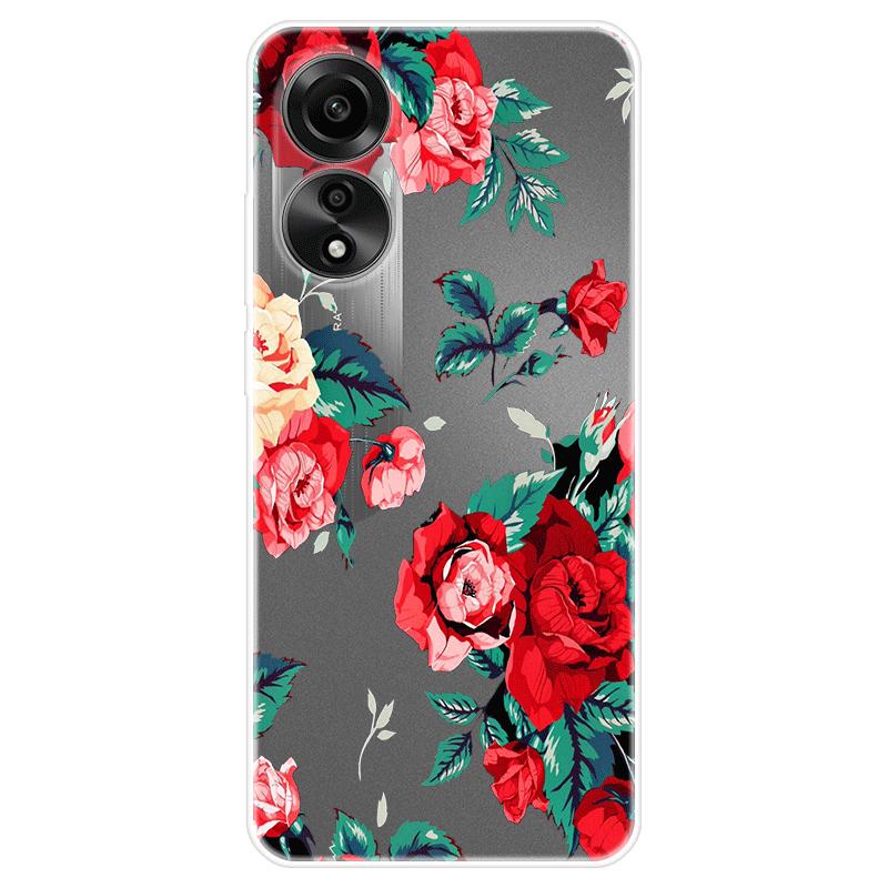 Для OPPO A58 A 58 4G чехол Мягкая силиконовая задняя крышка Мультяшный чехол для телефона Разнообразие