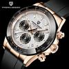 Pagani Design SEIKO Кварцевые Daytona с Керамикой Классические из Нержавеющей Стали Сапфировые PAGANI DESIGN Мужские Часы, Японский Механизм, Хронограф, Корпус,
