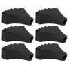 6PCS Walking Sticks Tips Protectors Antislip Trekking Pole Foot Cover for Outdoor Hiking