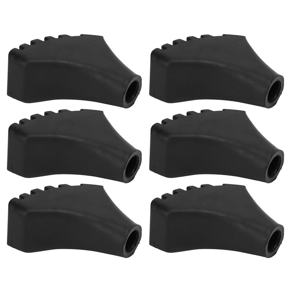 6PCS Walking Sticks Tips Protectors Antislip Trekking Pole Foot Cover for Outdoor Hiking