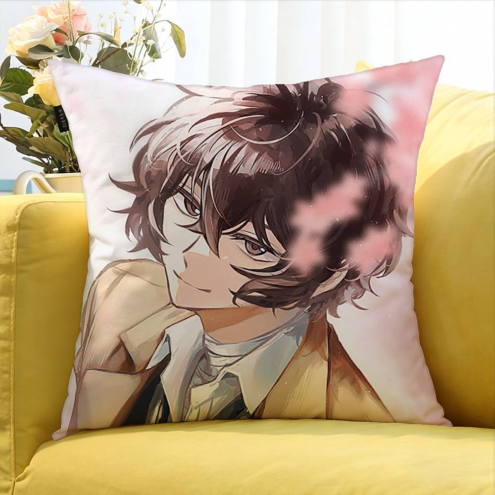Bungo Stray Dogs Осаму Дазай Различные размеры Квадратная наволочка для Автомобиля Дома Спальни Декор