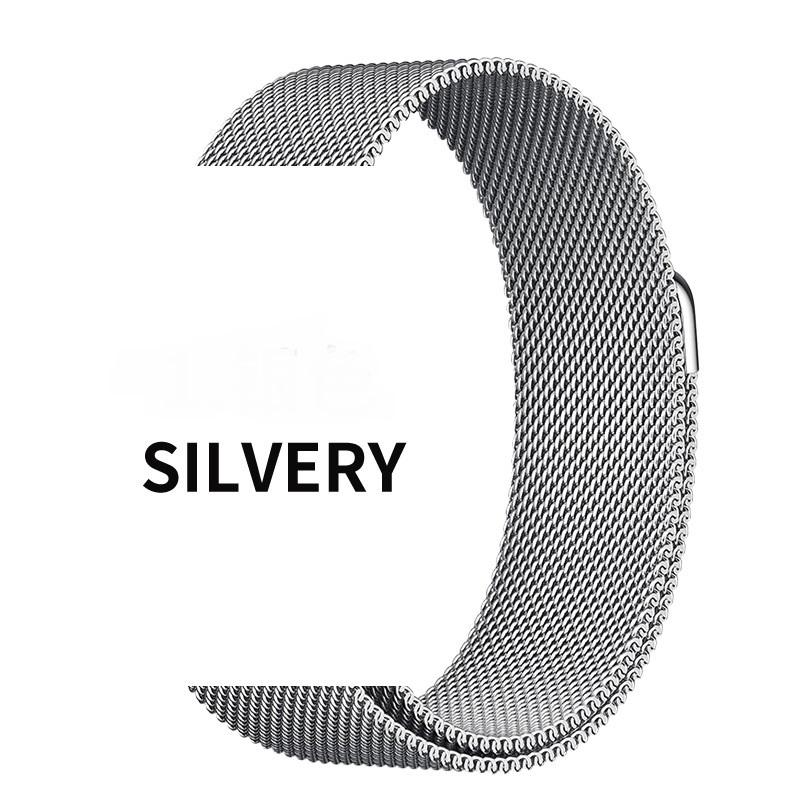 Milanese Loop Gold Luxury Stainless Steel Metal Watch Band Magnetic Smart Watch Strap for Apple Watch Sizes 38 40 42 44 45mm