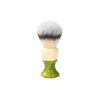 YAQI Mens Ever-hopeful Silver Cat's Whisker Synthetic Hair Wet Shaving Brush Portable High Quality Green Shaving Brush New