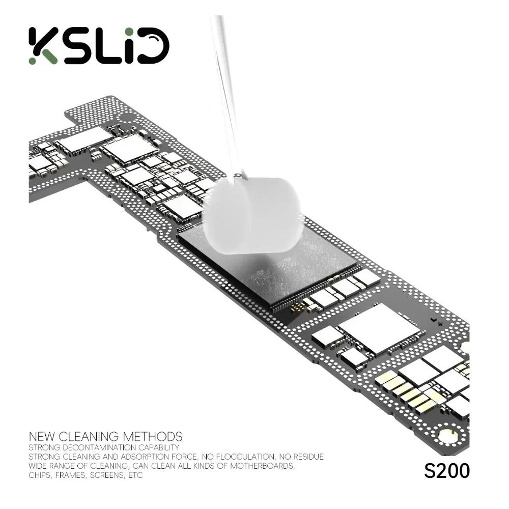 Kslid S200 Нано-губка Безпылевые салфетки для удаления пыли с экрана мобильного телефона Очистка заднего стекла Очиститель масляных остатков паяльной пасты для печатных плат Инструмент