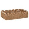 Плетеная корзина для хранения, Настольная коробка для хранения, Корзина для хранения закусок и косметики, Плетеная коробка для хранения