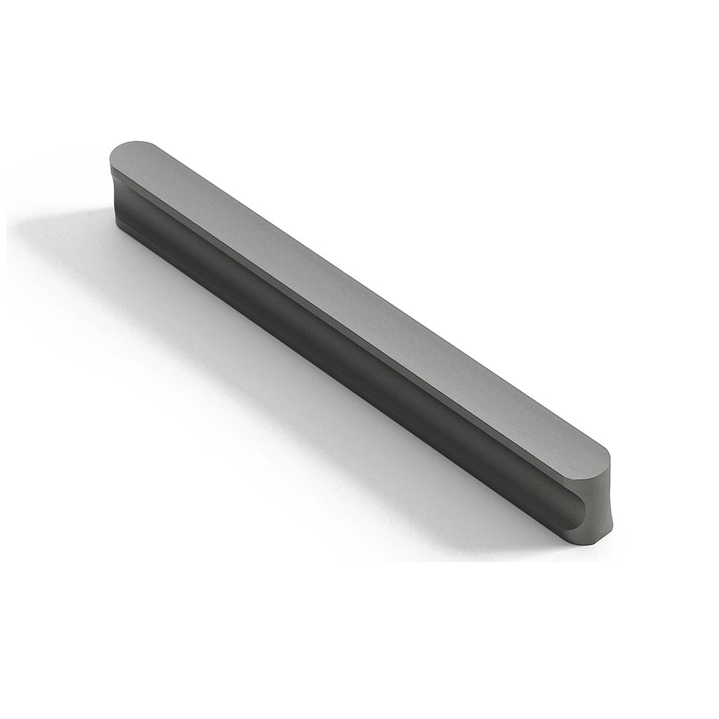 Современные алюминиево-цинковые ручки для дверей в форме стержня, ручки для ящиков, мебельная фурнитура