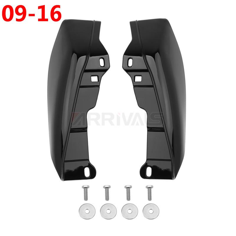 Мотоцикл Хром Черный Средний Тепловой Экран Рамы Дефлектор Воздуха Отделка Для Harley Touring Street Electra Glide Road King 2001-Позже