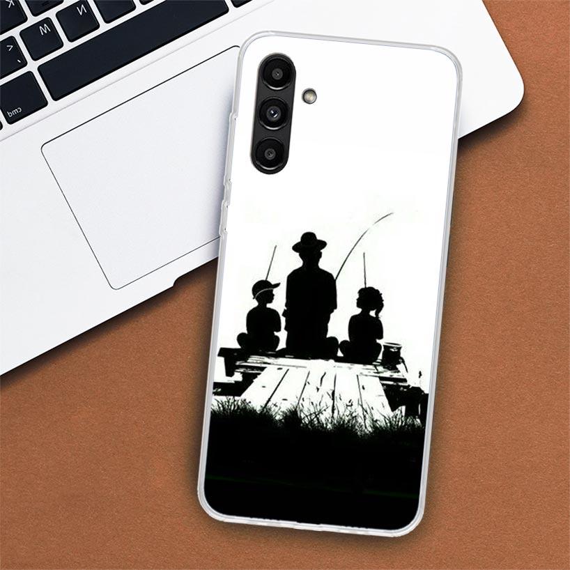 Чехол для телефона «Человек с охотой и рыбалкой» для Samsung Galaxy A55 A54 A53 A52 A15 A14 A13 A12 A35 A34 A33 A32 A25 A24 A23 A22 A04S A03S A02S