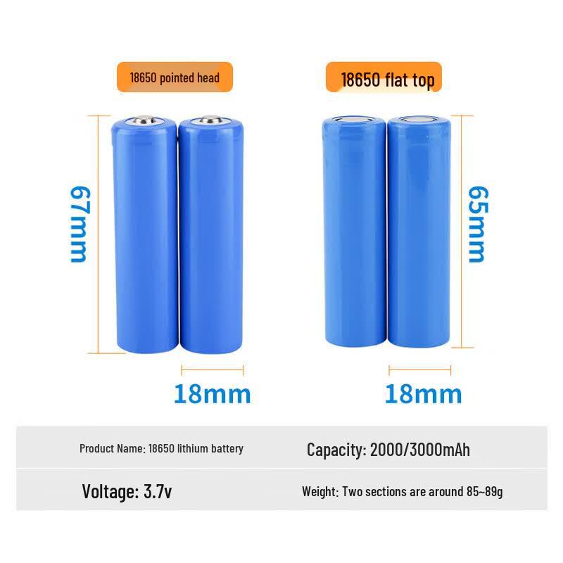 Haistik 3.7V 18650 Rechargeable Lithium Battery