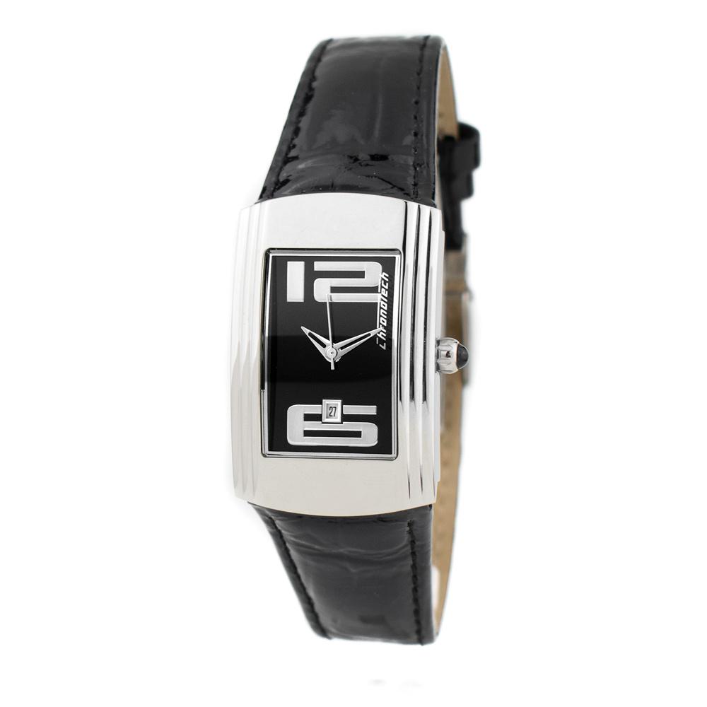 Zegarek CHRONOTECH CT7017L-04. Kwarcowy, Kolor czarny. Kobieta.