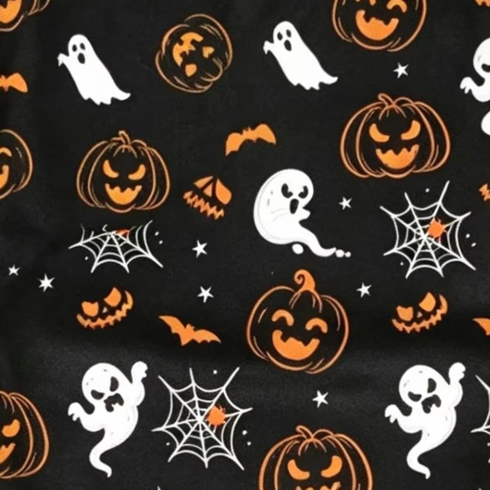 Stretchy Pet Pumpkin Print Vest Lightweight Dog Sunscreen Shirt Costume Outfit