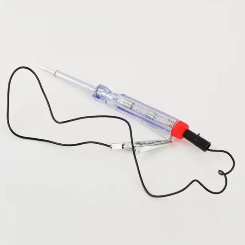 6-24 В Автомобильный тестер напряжения цепи Система Длинный щуп Тест на проводимость Световая ручка Как Пластик + Углеродистая сталь Электрическая тестовая ручка