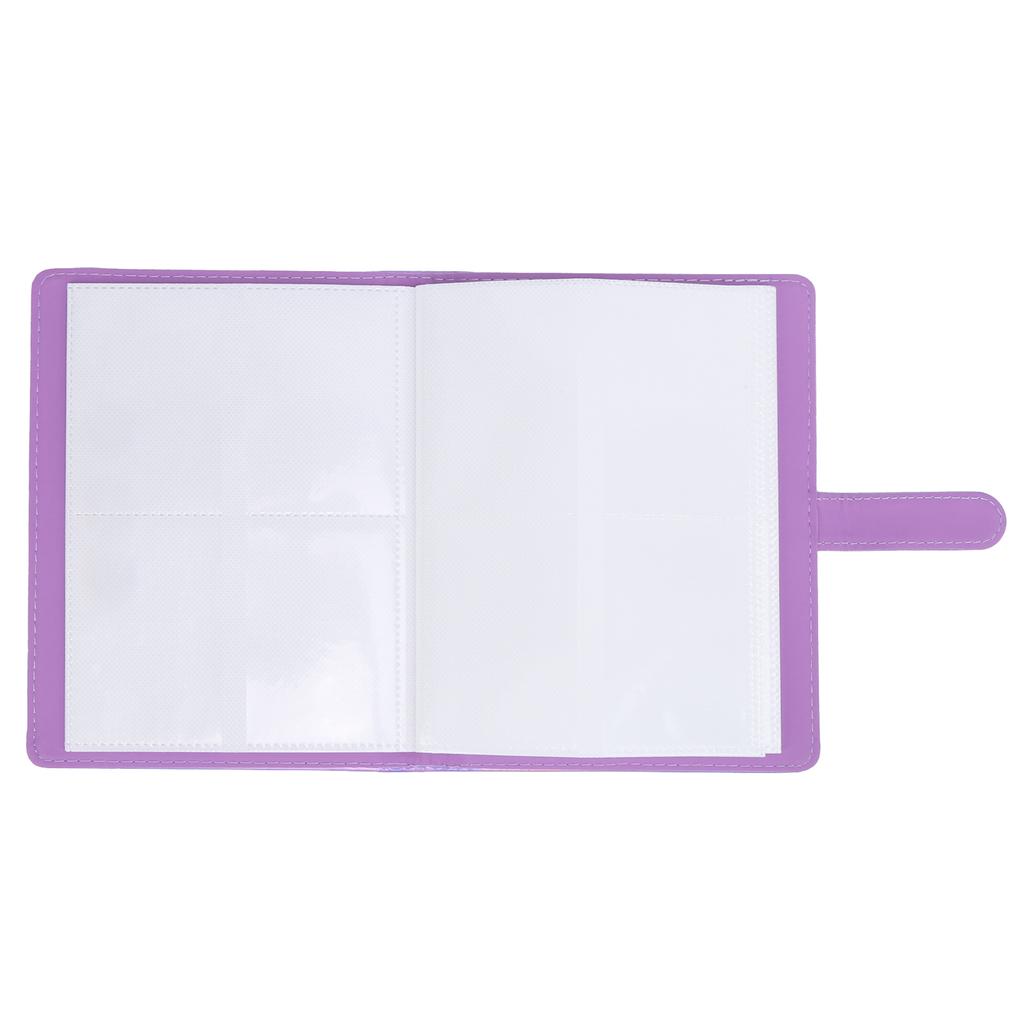 Mini Photo Album for 3Inch Film 128 Pockets Photo Album for Instax Mini 11/9/8/7+ Film Purple