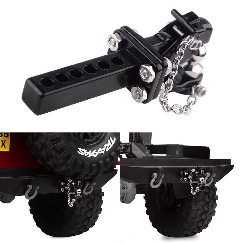 Надежный регулируемый фаркоп-приемник с декоративной цепью для 1/10 RC Axial Scx10 Traxxas Trx4
