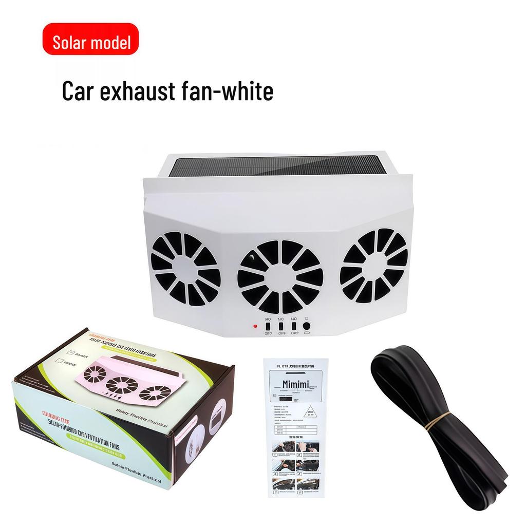 Солнечный автомобильный вентилятор для вентиляции и охлаждения