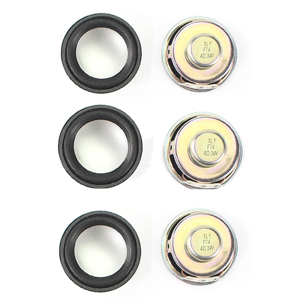 2/4/6 шт. Мини-портативные динамики Диаметр 40 мм 50 мм 4 Ом 3 Вт Динамик Стереозвук Домашний кинотеатр Громкоговоритель 4 см 5 см 4 Ом