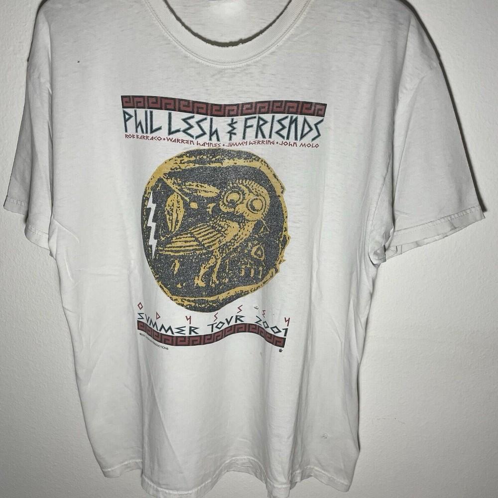 Винтажная футболка Phil Lesh And Friends Odyssey Summer Tour 2001 г. US355 Унисекс