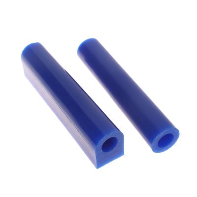 Синяя полая восковая трубка для резьбы, восковое кольцо, трубка для ювелирных изделий, центральное отверстие, круглый твердый воск, заготовка для моделирования
