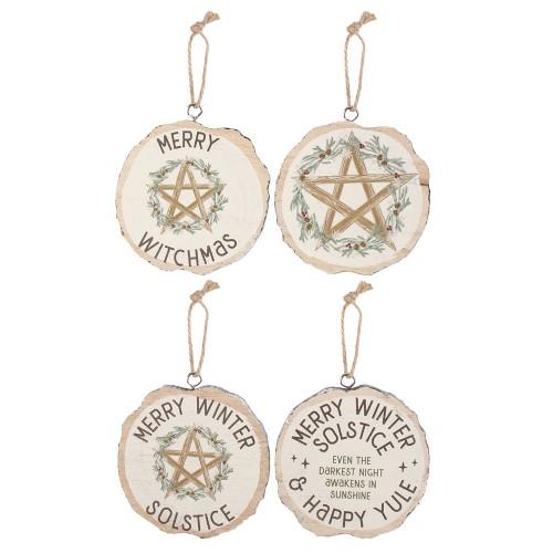 Something Different Набор табличек на зимнюю дверь "Солнцестояние" (Упаковка из 16 шт.)