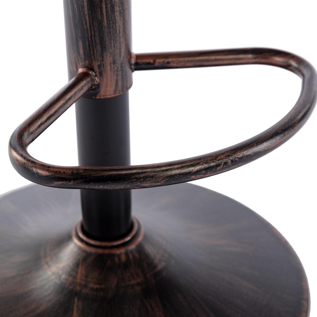 The modern bar stool set consists of two adjustable footstools, suitable for kitchens and dining rooms