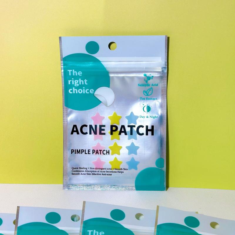 12 шт. Звездообразные разноцветные гидроколлоидные пластыри от прыщей для ухода за кожей лица, изолирующие от загрязнения воздуха, закрытые акне, маскирующие недостатки