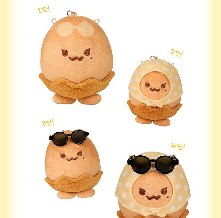 (КУКЛА ТЭНГЭУ - версия «Запеченное яйцо». / МАГНИТ КУКЛА БРЕЛОК) ТЭЁН из Girls' Generation (СНСД) [TAENG-GEU-RU-RU] 2025 TAENG-GEU MD