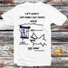 Jaws Paws Capt Quints Anti Shark Cage Theory Water T Shirt B997