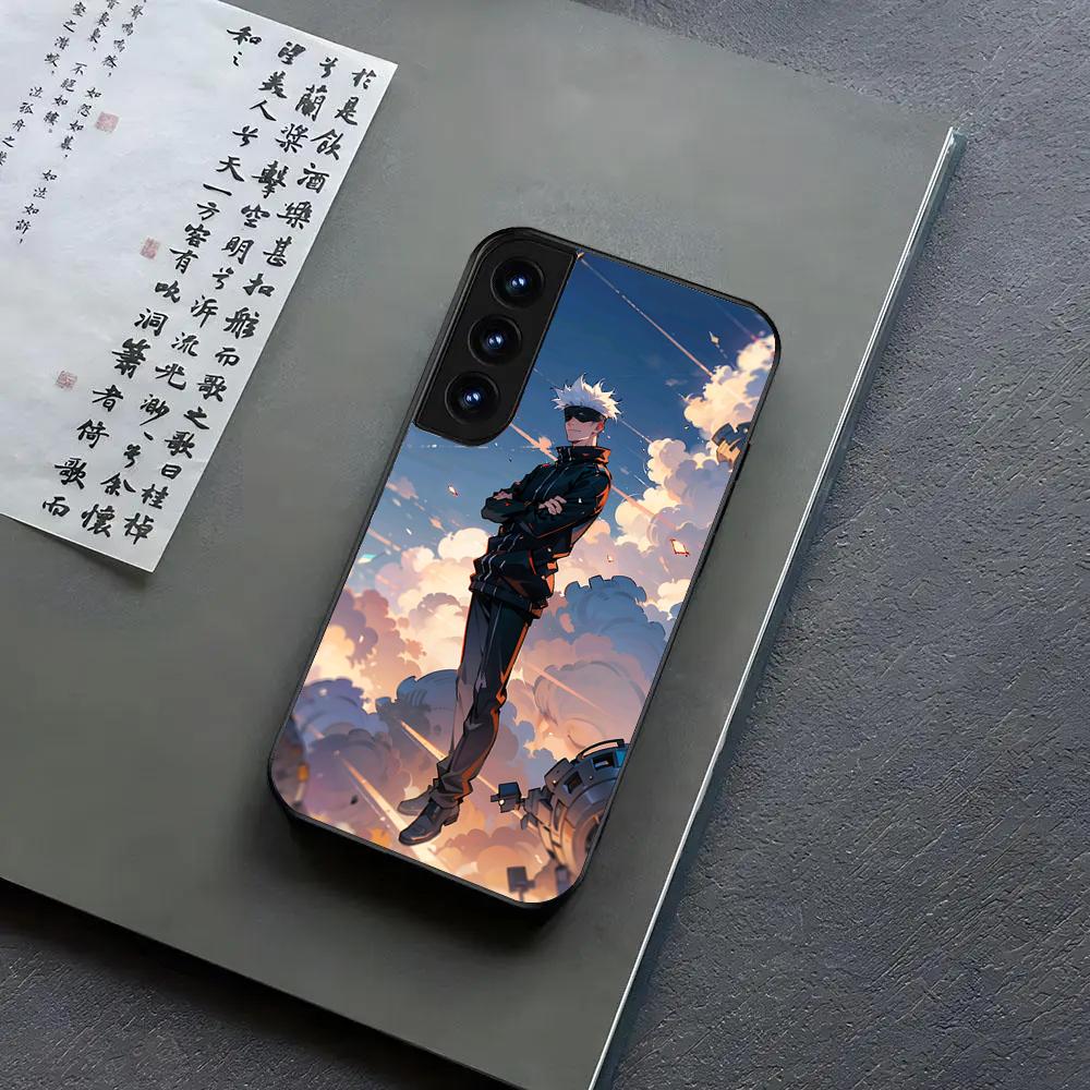 Чехол для телефона D-Gojo T-Satoru для Samsung S24, S25 22,30,Note20,Ultra,Lite,Ultra5G,Plus,FE Черный
