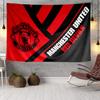 Manchester Crest Tapestry, Unique Design Tapestry, Wall Decor for Bedroom,Livingroom, Playroom,Heartwarming Fan Holiday Gifts