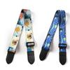 Color Print Electric Guitar Belt Adjustable Guitar Shoulder Strap Guitar Strap  Folk Guitar