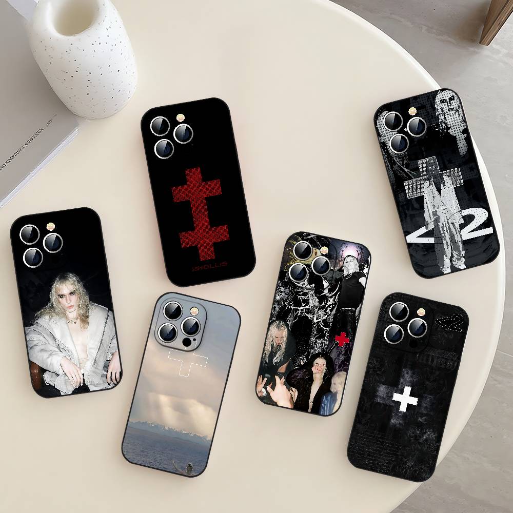 2hollis Чехол для телефона Singer Для IPhone 17 Pro 15 13 14 16 11 12 Pro Max 7 8 Plus XR XS X SE Матовый Мягкий Funda Силиконовый Чехол