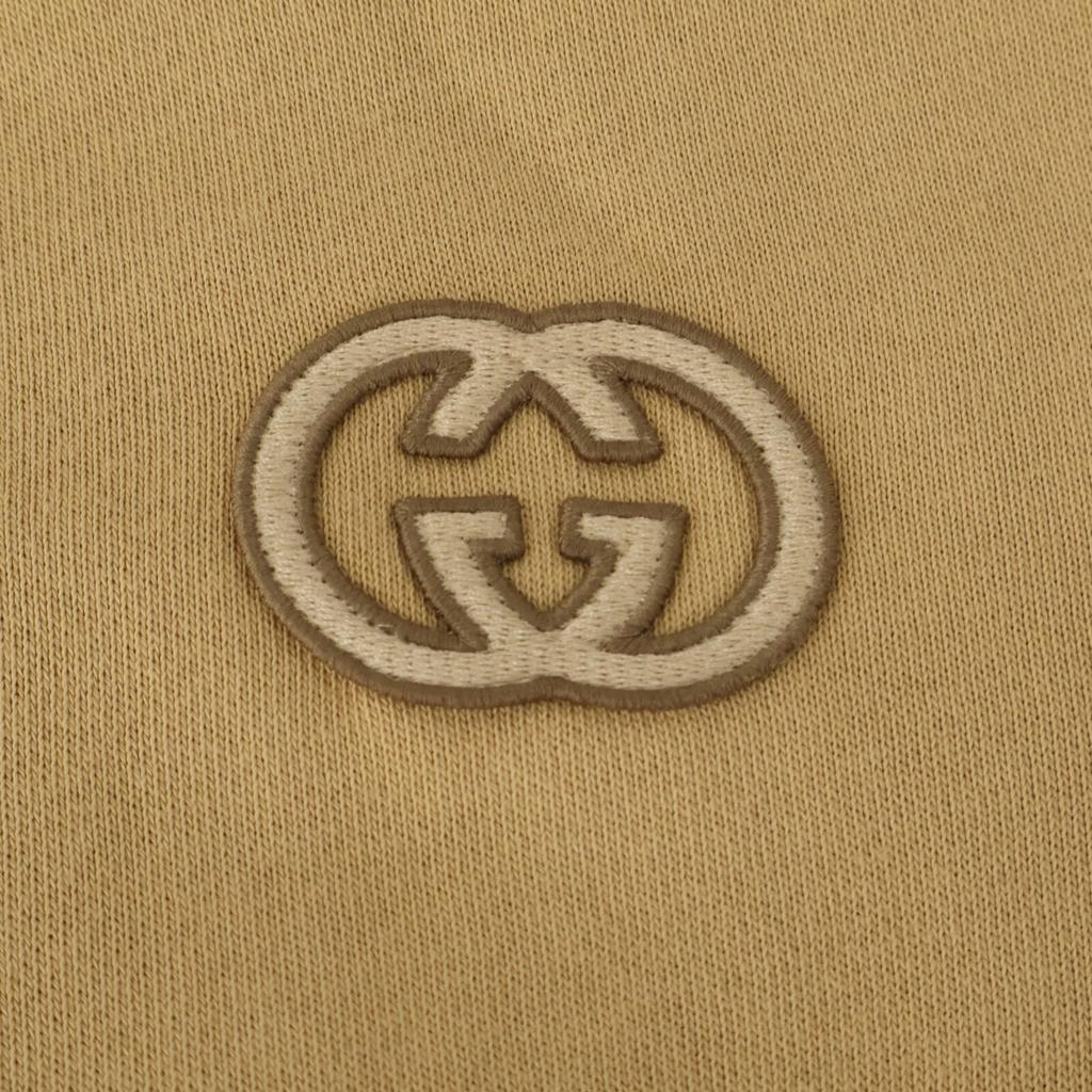 Gucci [Отличное состояние/Сделано в стране/24 Нержавеющая сталь] Толстовка-пуловер с нашивкой GG 756649 M бежевый Б/У