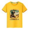 Italian Brainrot Print  100%Cotton Cartoon T Shirt for Kids Boy 10years Tees Short  Anime Tops Kids Clothes Girls Y2k One Piece