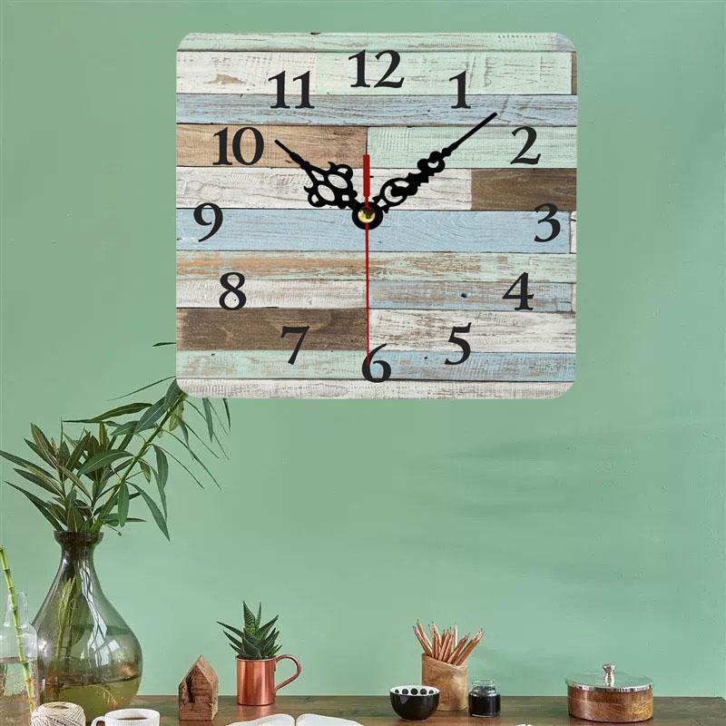 12 см Большие настенные часы Винтажные настенные часы Круглые бесшумные часы настенное крепление Деревянный Carft Декор для гостиной Украшения для комнаты