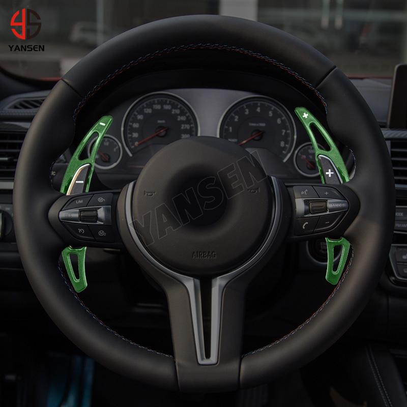 Car Steering Wheel Shift Paddle Shifter Extension For BMW M2 F87 M3 F80 M4 F82 M6 X5M X6M 2016 2017 Accessories