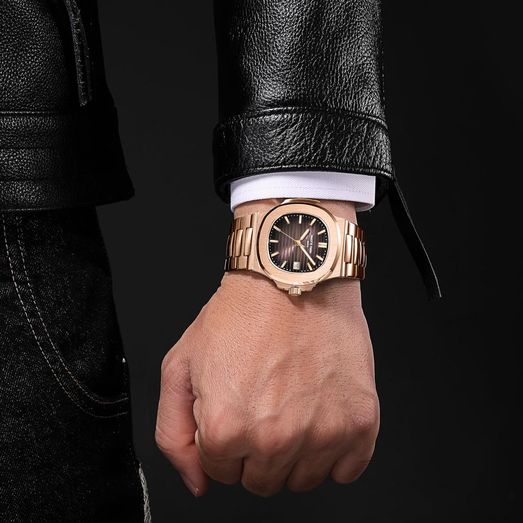 Часы PAKOTTE FINISH Сделано в Японии Механизм Водонепроницаемый Подарок на день рождения Забавный Гольф Соревнование Бинго Вечеринка Хэллоуин Приз Золото x Мужская Годовой